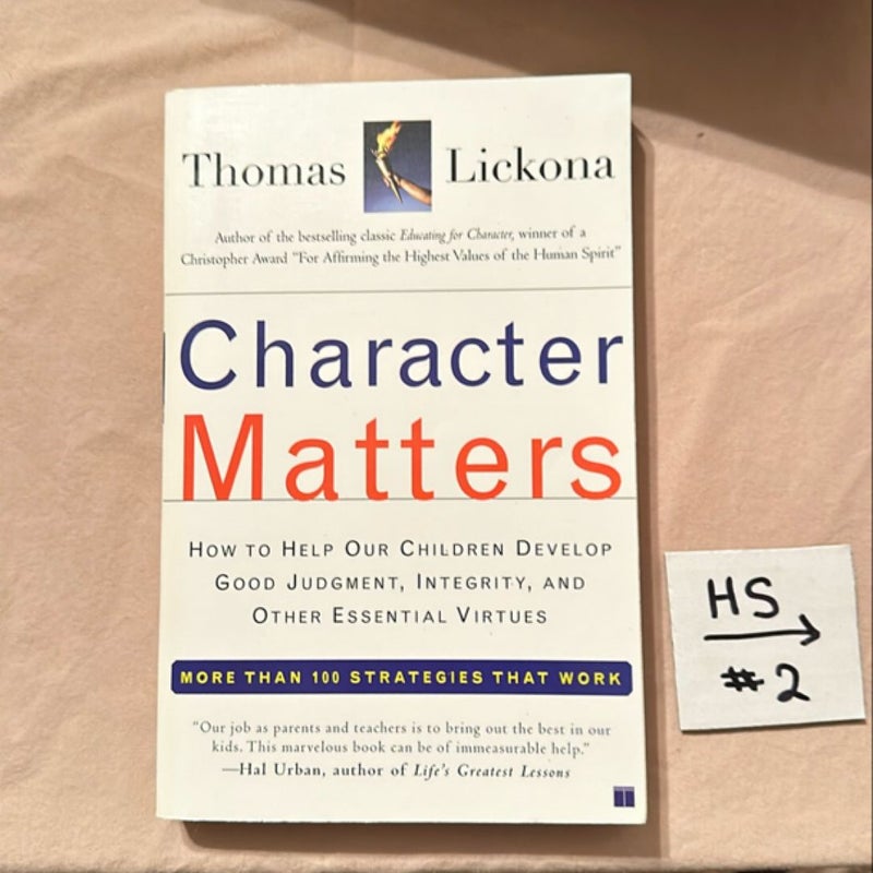 Character Matters