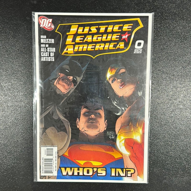Justice League of America # 0 Zero Issue Sep 2006 DC Comics 