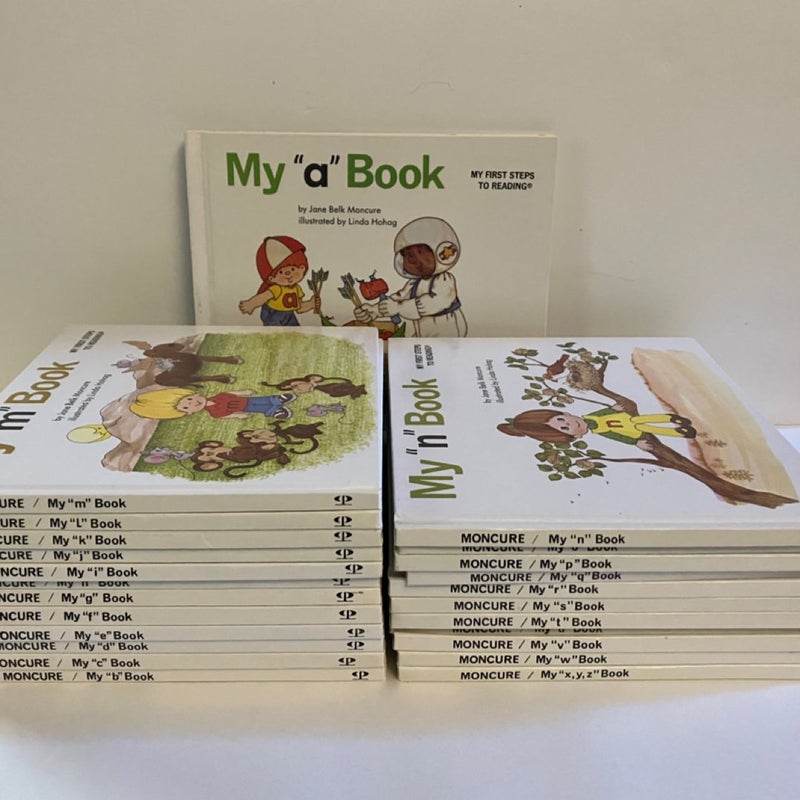 My First Steps To Reading Set: My “a” Book - My “x,y,z” Book, Lot of 24