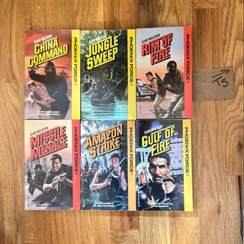 Missile Menace plus 5 more by Gar Wilson