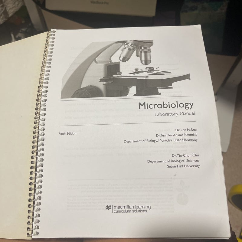 Microbiology Laboratory Manual