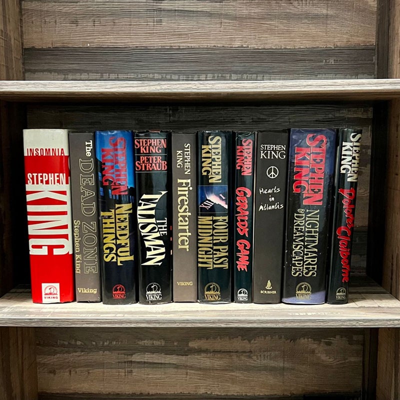 Stephen King Hardcover book lot of 10 online