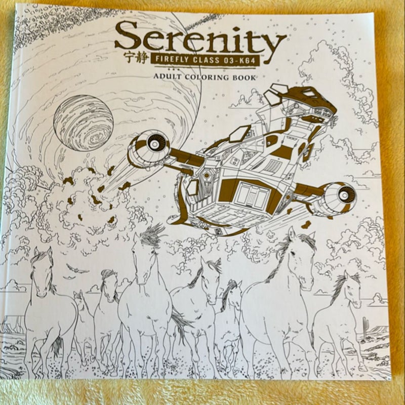 Serenity Adult Colouring Book