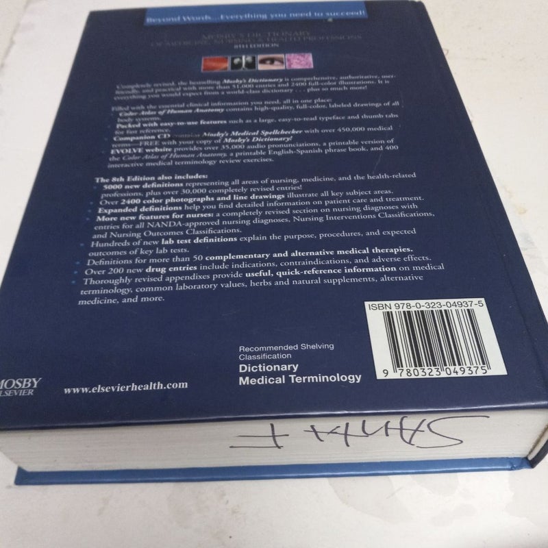 Mosby's Dictionary of Medicine, Nursing and Health Professions