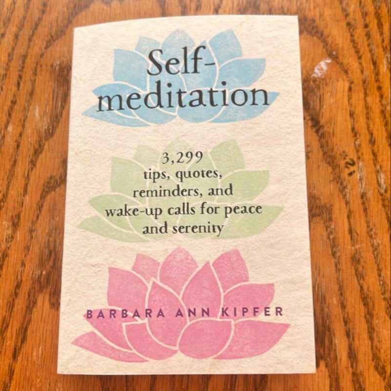 Self-Meditation