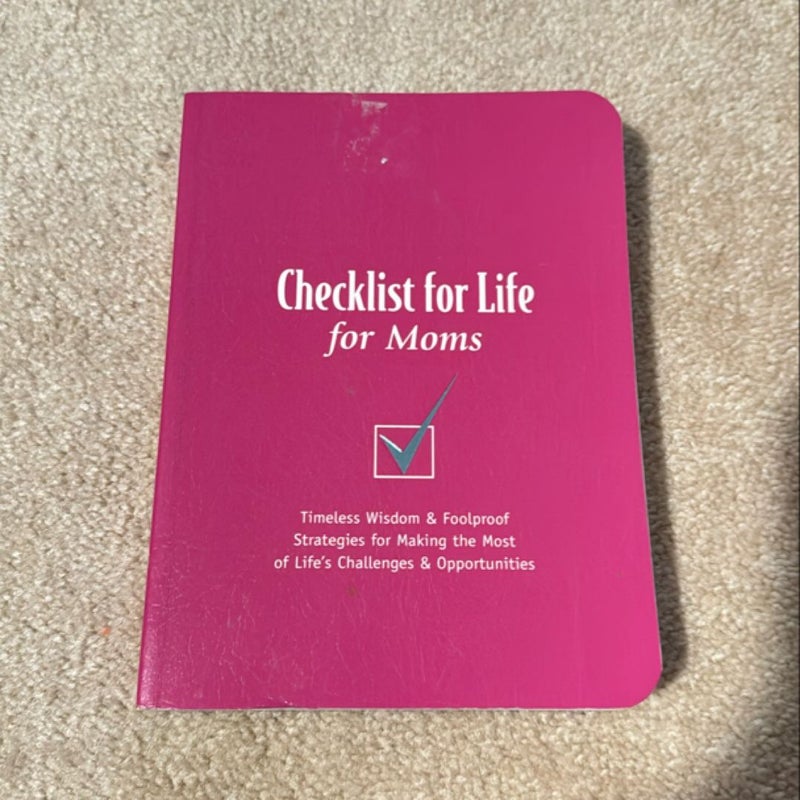 Checklist for Life for Moms