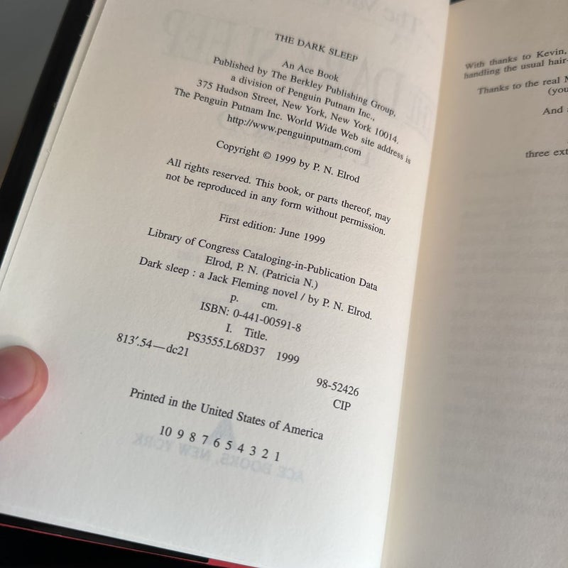 (First Edition) The Dark Sleep