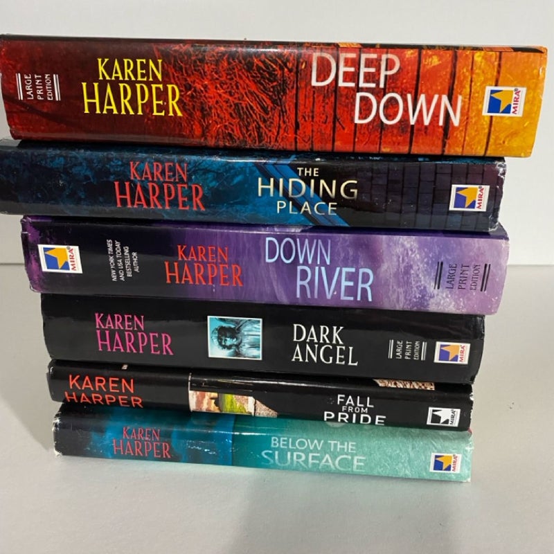 Mixed lot 6 books Karen Harper 