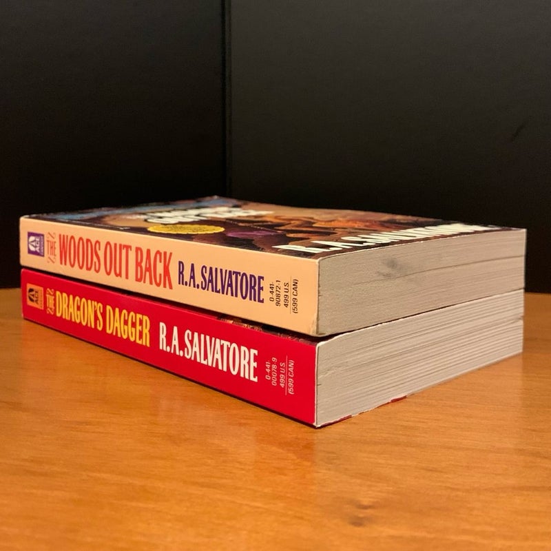 Spearwielder’s Tale 1 & 2: The Woods Out Back, The Dragon’s Dagger, First Edition First Printing