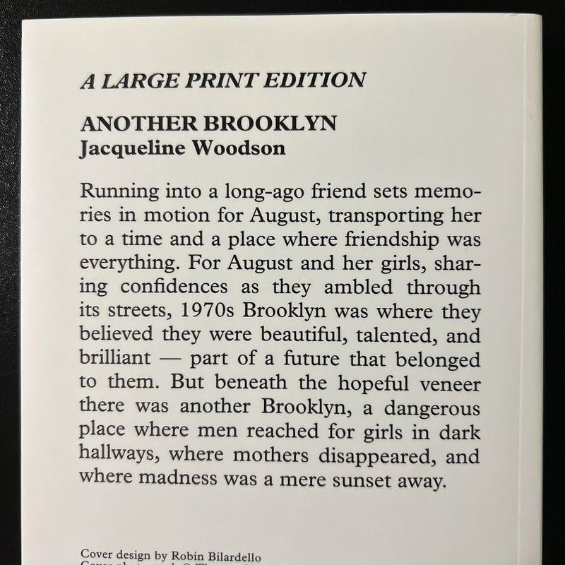 Another Brooklyn (Large Print Edition)