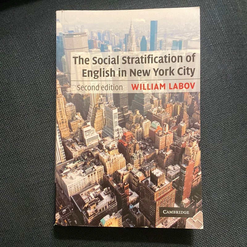 The Social Stratification of English in New York City