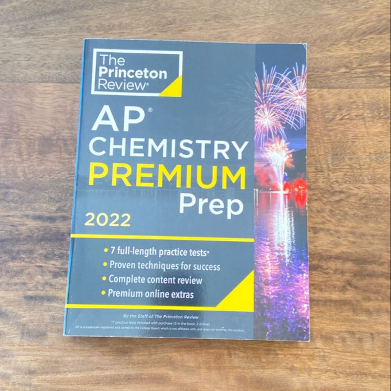 Princeton Review AP Chemistry Premium Prep 2022