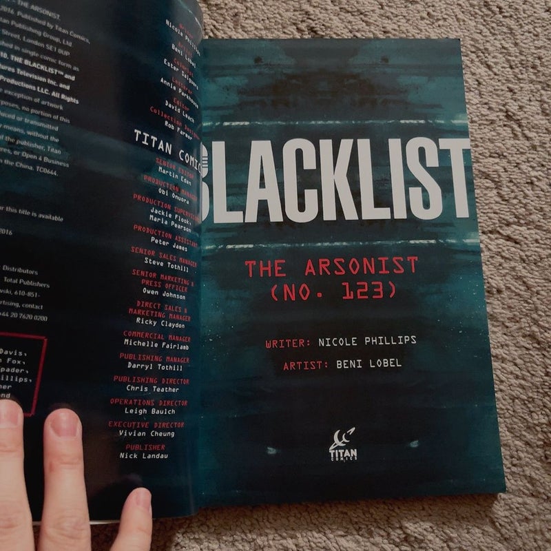 The Blacklist Vol. 2: the Arsonist