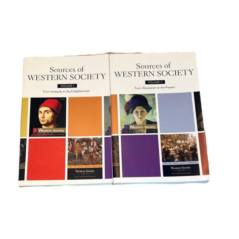 Sources of Western Society Volume 1 & 2