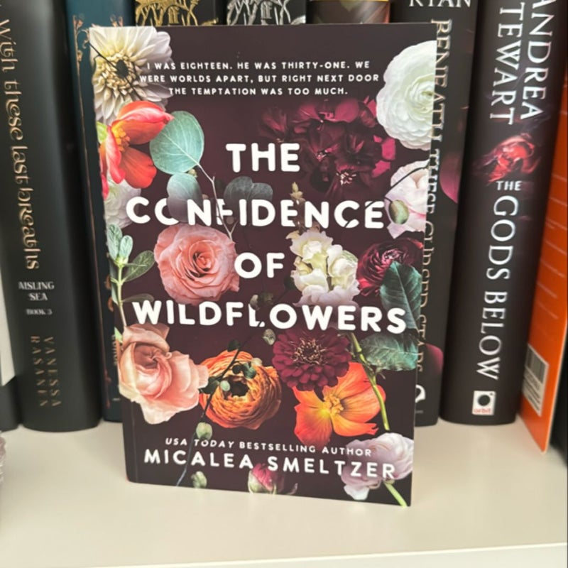 The Confidence of Wildflowers SIGNED self pub