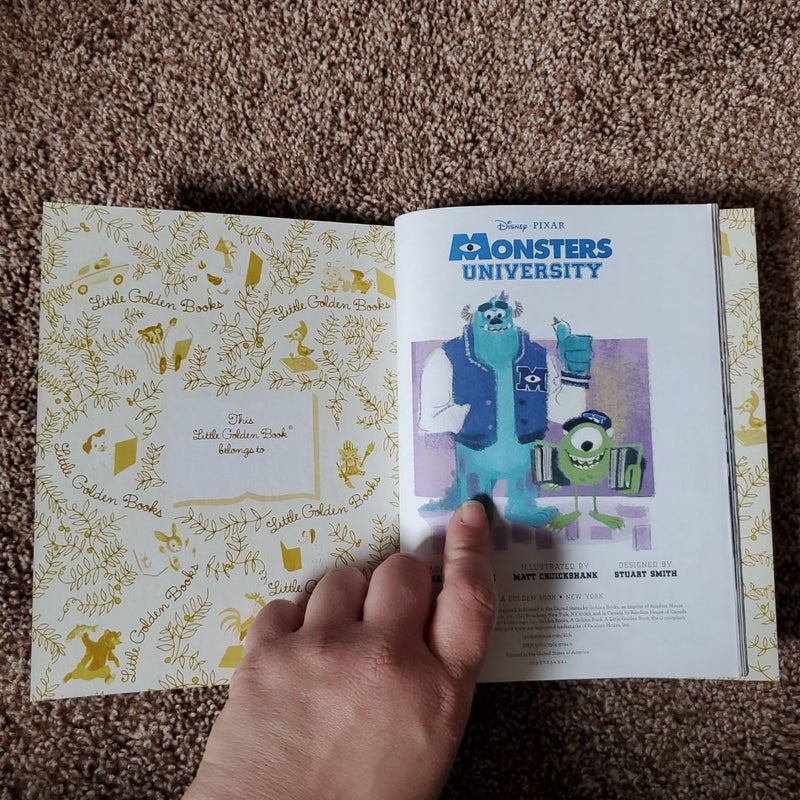 Monsters University Little Golden Book (Disney/Pixar Monsters University)