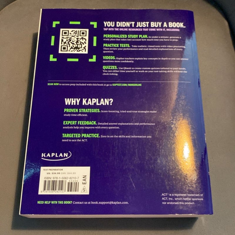 ACT Prep Plus 2023 Includes 5 Full Length Practice Tests, 100s of Practice Questions, and 1 Year Access to Online Quizzes and Video Instruction