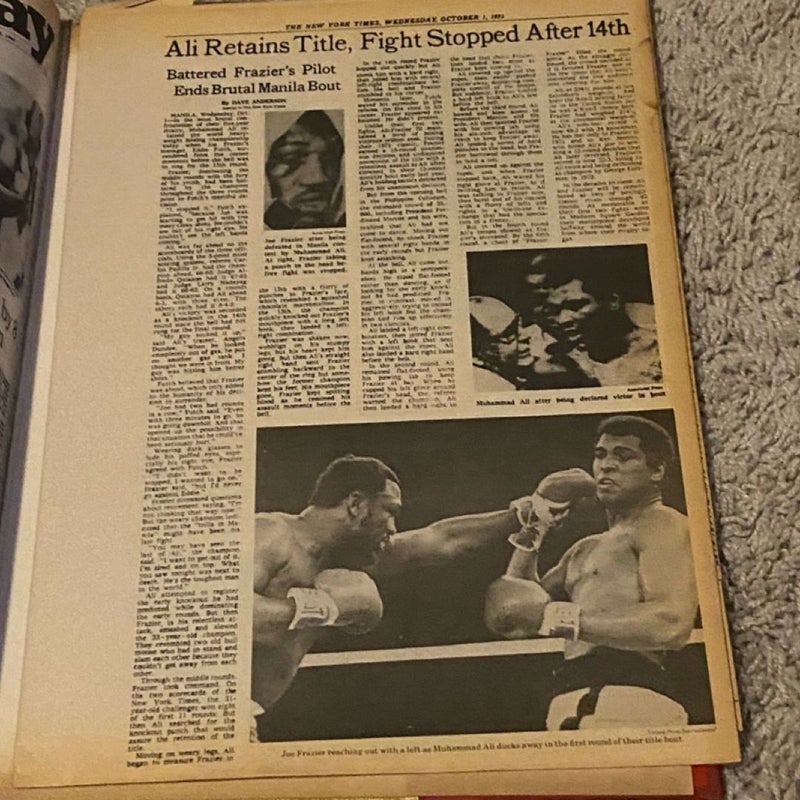 Sports of the Times Hardcover Book