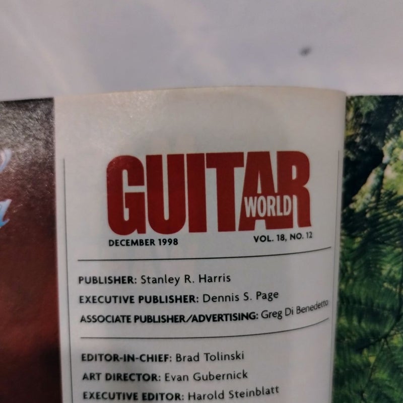 Guitar World Magazine METALLICA Undercover Dec. 1998