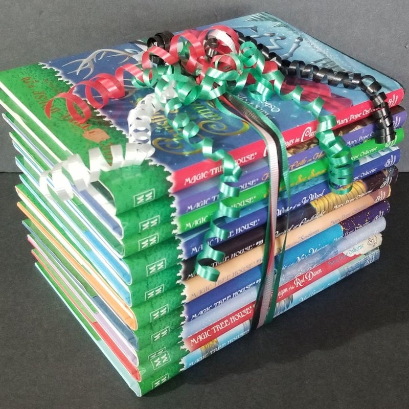 SET OF 10 NO. 29-38 SCHOLASTIC MAGIC TREE HOUSE MERLIN MISSION HARDCOVER BOOKS