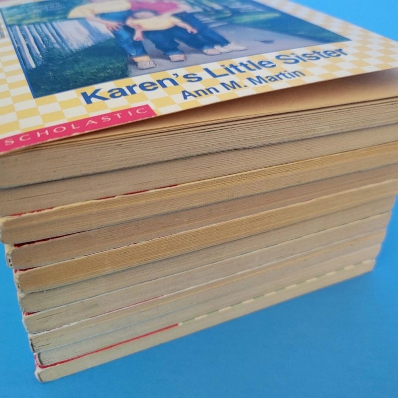 THE BABYSITTERS CLUB LITTLE SISTER LOT OF 10 BOOKS BY ANN M. MARTIN VINTAGE 1990s COVERS