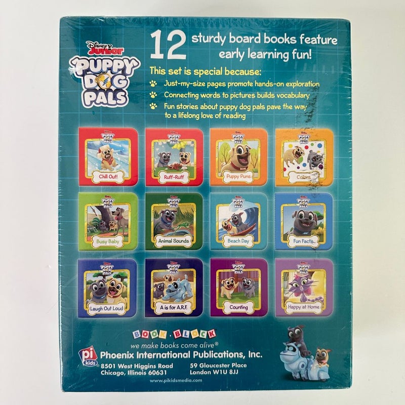 Disney Puppy Dog Pals Board Book Set, 12 Mini Board Books, NEW (Board Books)