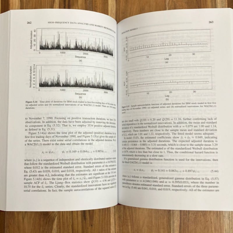 Analysis of Financial Time Series