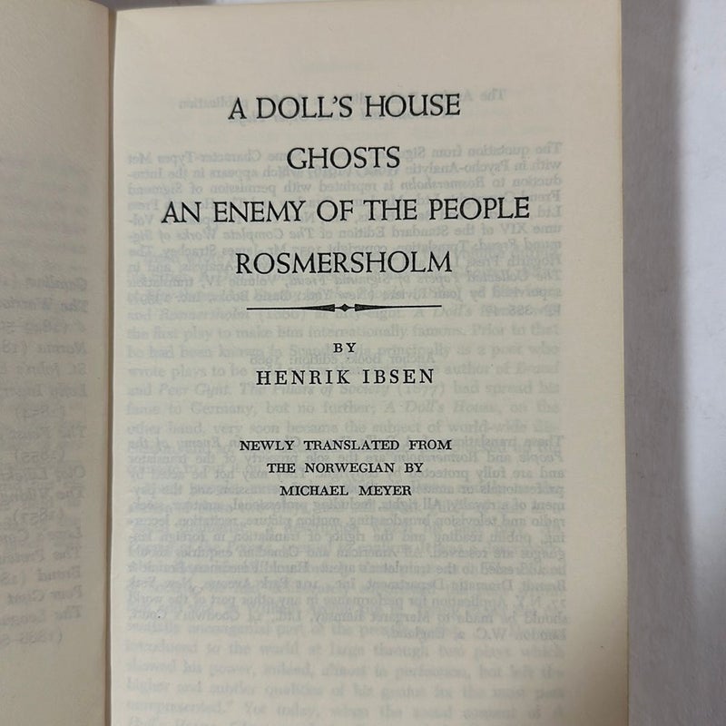 Ghosts, and Three Other Plays
