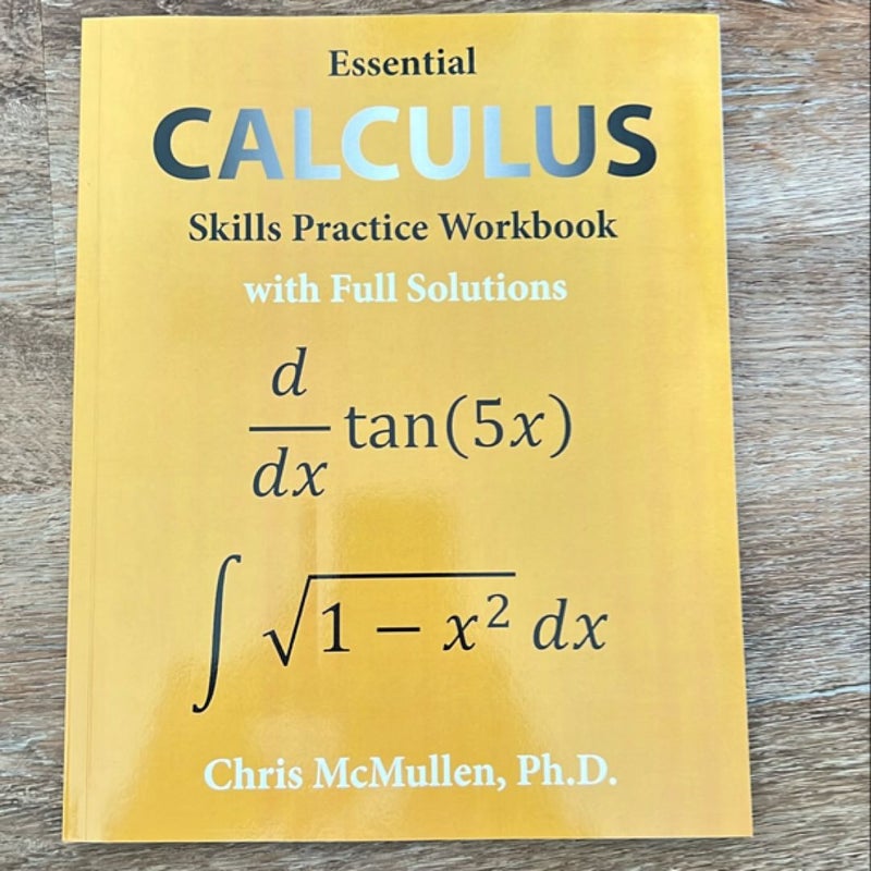 Essential Calculus Skills Practice Workbook with Full Solutions