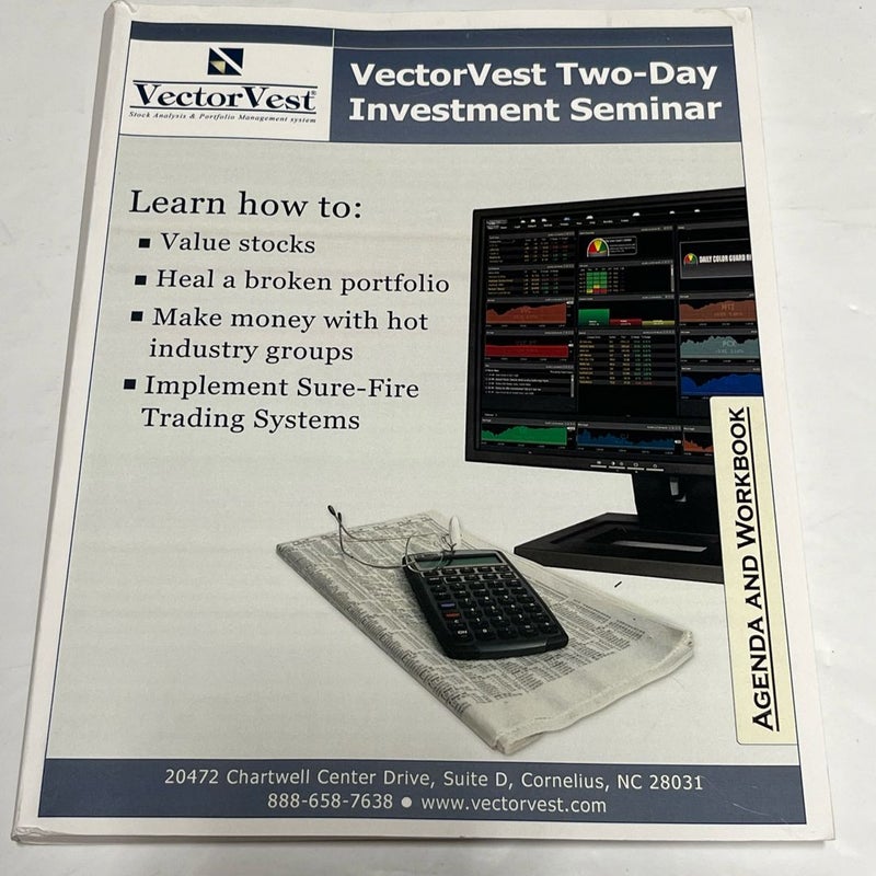 VectorVest - Two-Day Investment Seminar,Agenda & Workbook (2015)