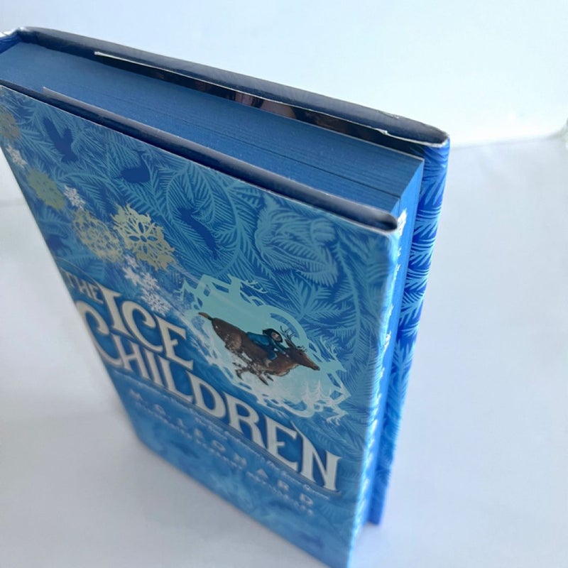 Waterstones Edition The Ice Children sprayed edges