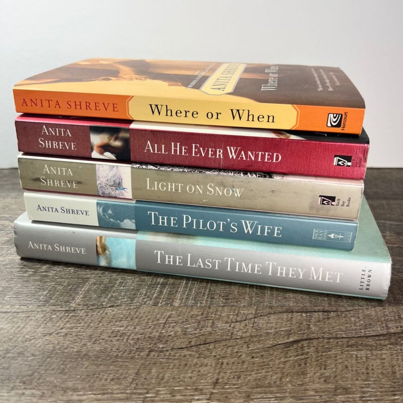 Anita Shreve Bundle of 5 