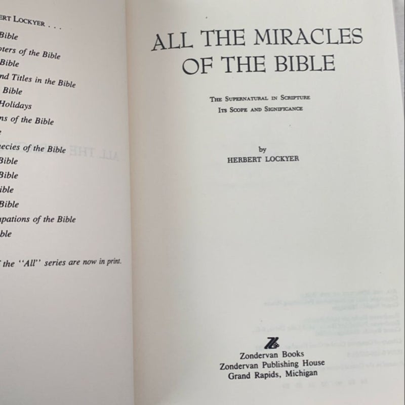 All the Miracles of the Bible