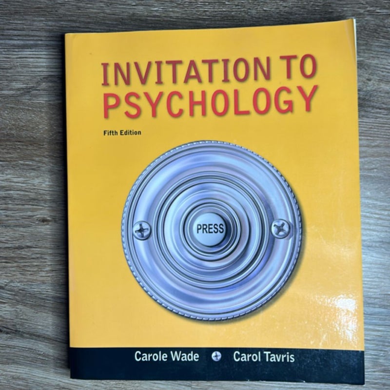Invitation to Psychology