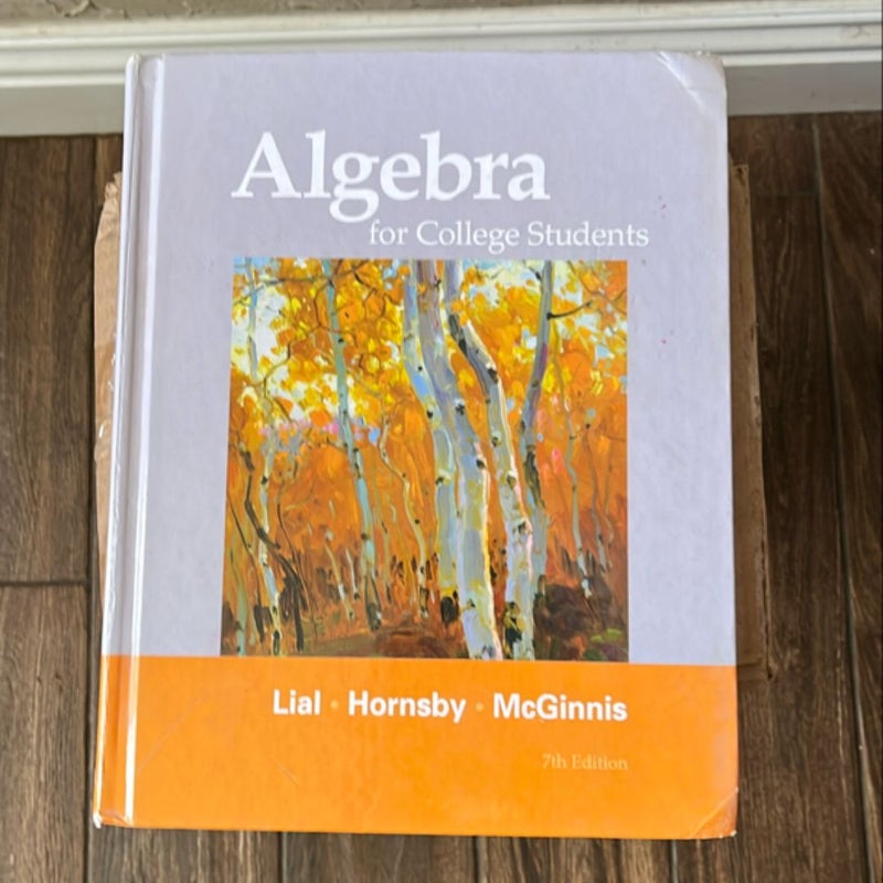 Algebra for College Students