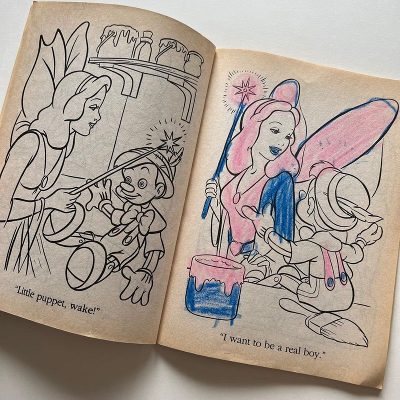 Pinocchio Golden Coloring Book