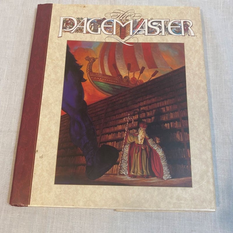 Pagemaster by David Kirschner 1993 Linen Hardcover Book Color Illustrated