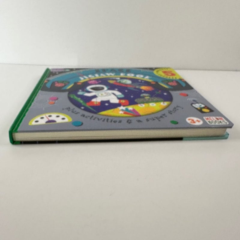 Space Jigsaw Puzzle Book, 5 Puzzles and Story, NEW (Board Book)