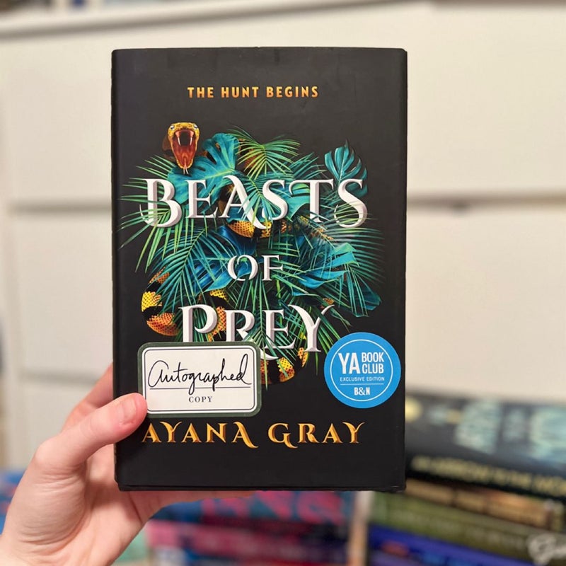 Beasts of Prey SIGNED Original Hardcover