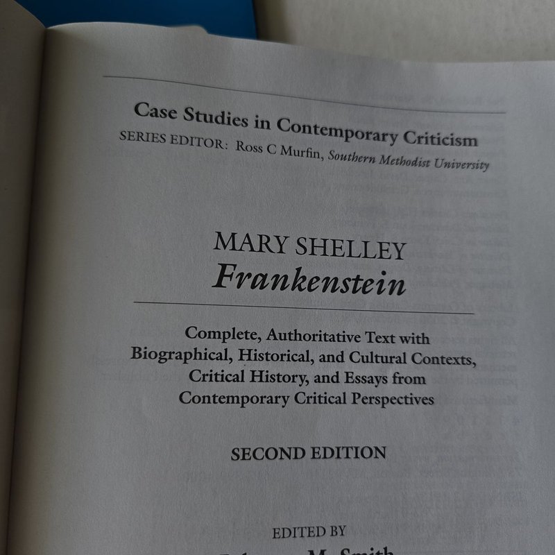 Frankenstein Sparknotes & Case Studies 2 paperbacks by Mary shelley ...