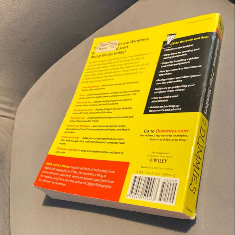 Windows 7 for Seniors for Dummies