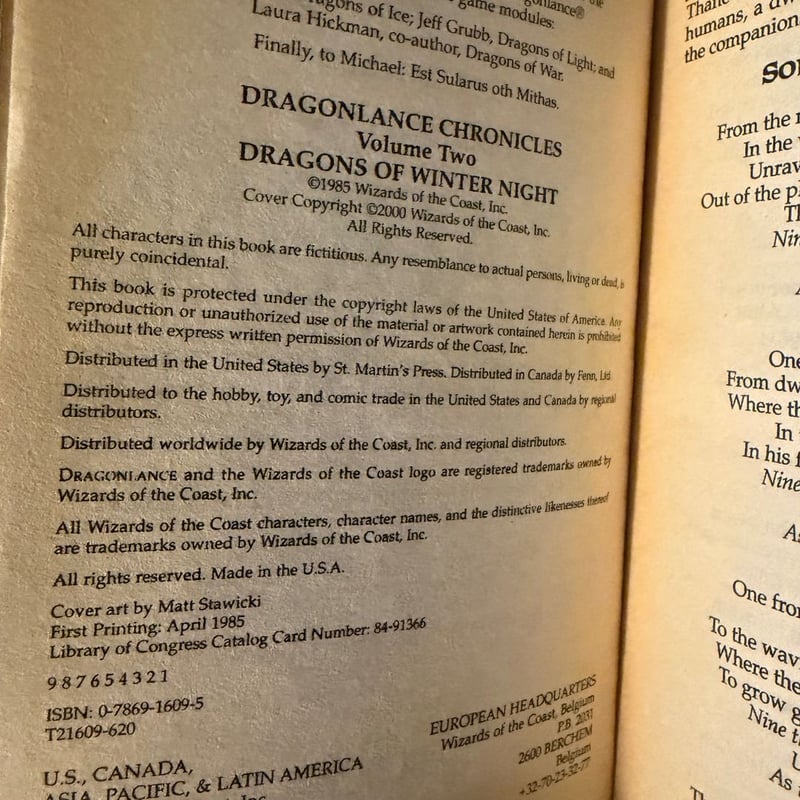 Dragons of Autumn Twilight