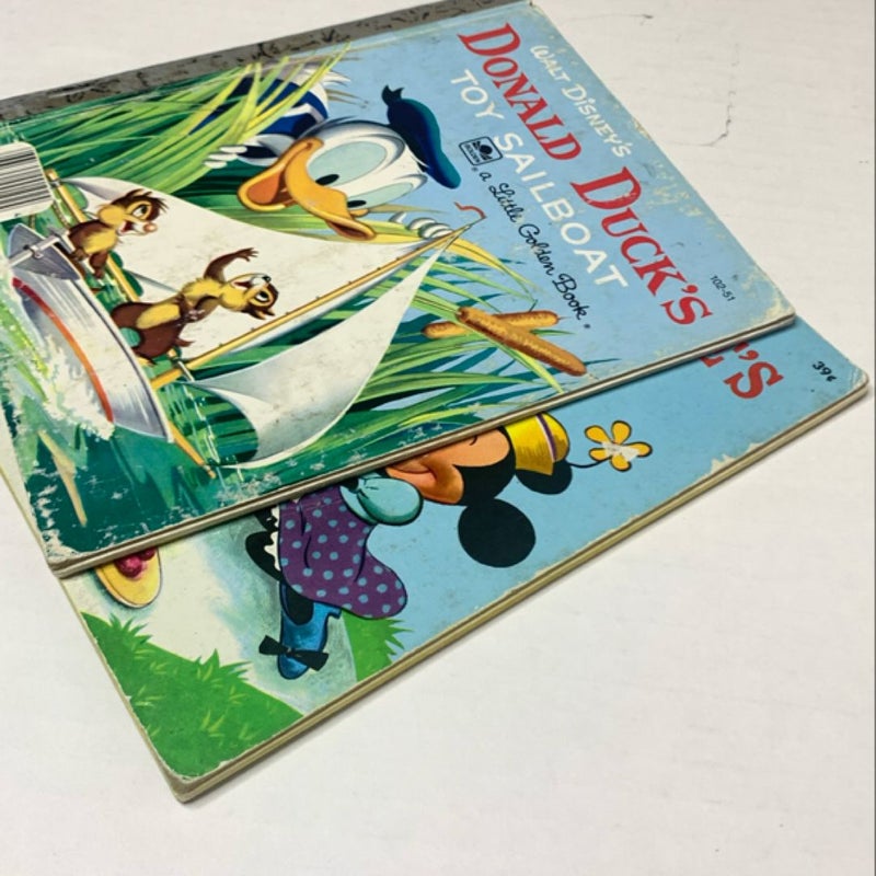 Vintage Disney Little Golden Books 