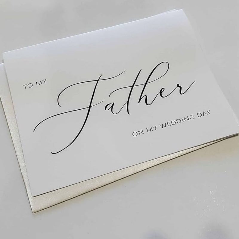 Wedding Day Stationary (Mom & Dad)