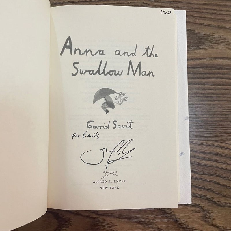 Signed! Anna and the Swallow Man