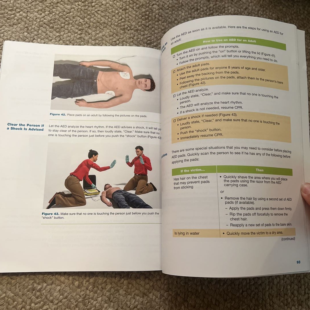 Heartsaver First Aid CPR AED Student Workbook By American Heart ...