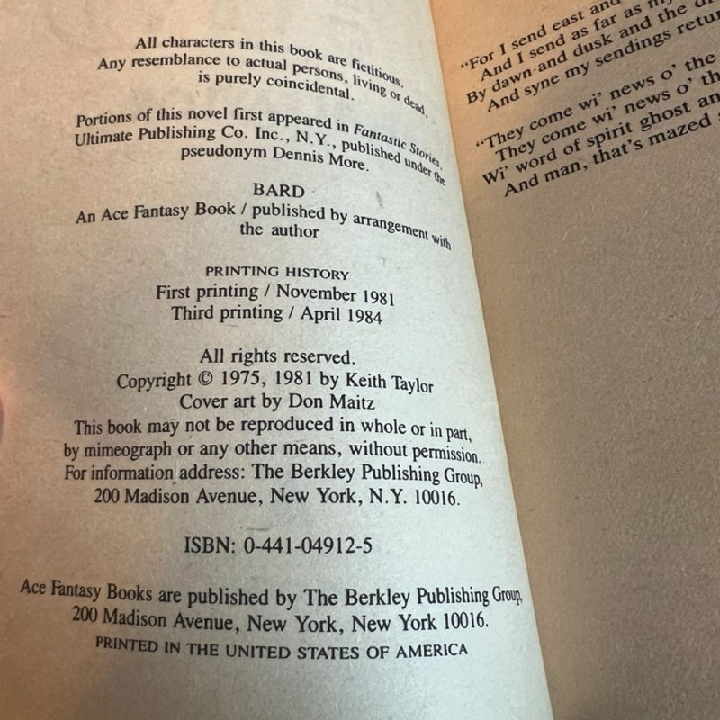 Bard: Book 1 of 5: Bard