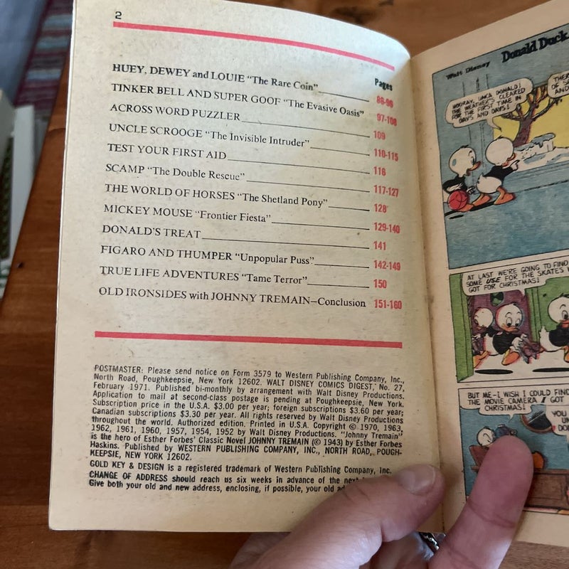 Walt Disney Comics Digest #27