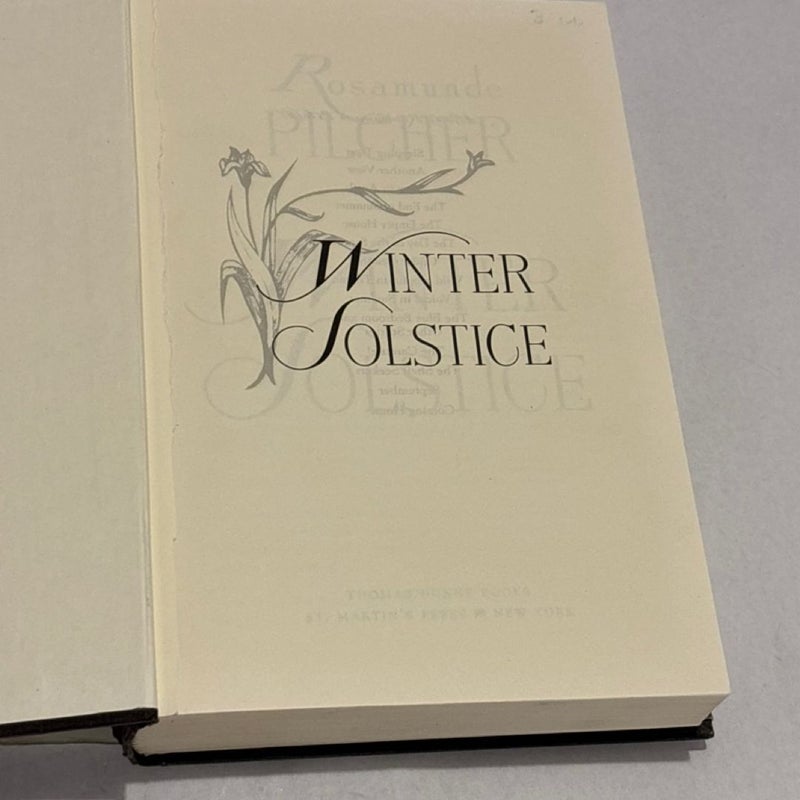 Winter Solstice By Rosamunde Pilcher First Edition 2000 Hardcover Dustjacket