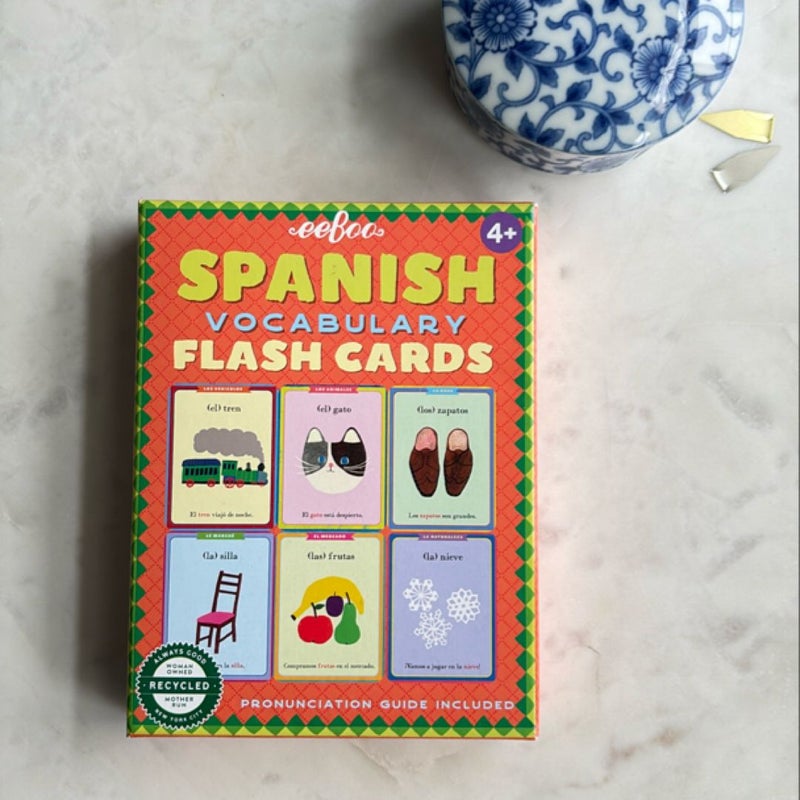 Spanish Vocabulary Flash Cards